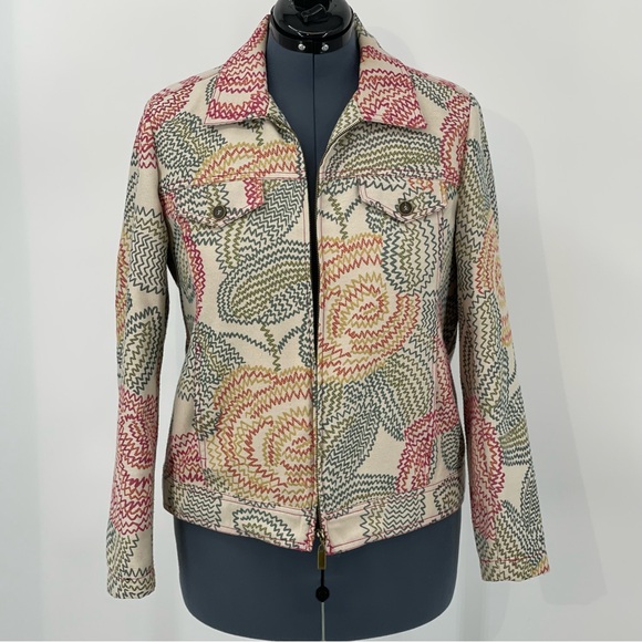 Christopher & Banks Jackets & Blazers - CHRISTOPHER & BANKS WOMENS SIZE M ZIP UP JACKET